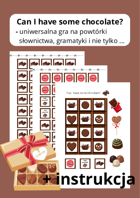 Can I have some chocolate? - uniwersalna gra powtórkowa
