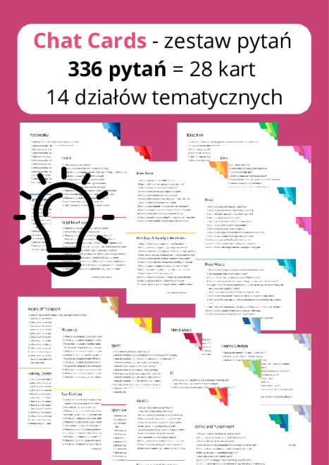 Chat Cards - zestaw pytań