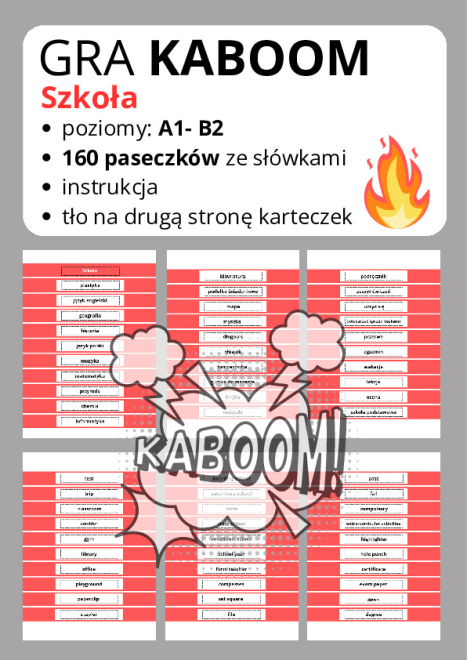 GRA KABOOM - SZKOŁA