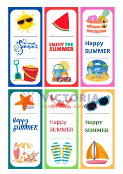 Happy Summer Tags