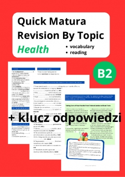 Quick Matura Revision By Topic: Health
