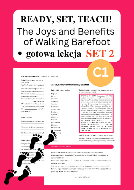 Ready, Set, Teach! C1 set 2 The Joys and Benefits of Walking Barefoot