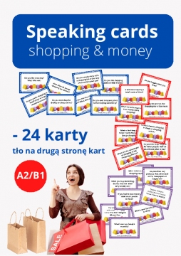 Speaking cards: shopping and money
