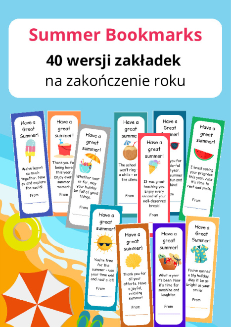 Summer Bookmarks: Have a Great Summer!