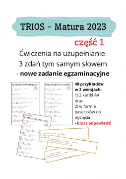  TRIOS – Matura 2023 część 1...