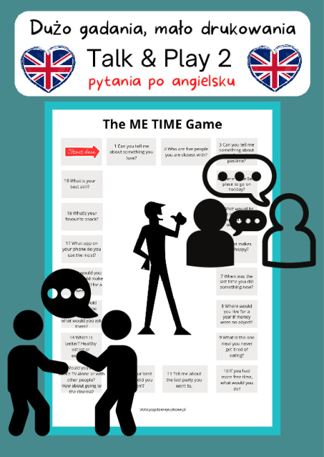 Talk & Play 2- The ME TIME Game - zestaw pytań