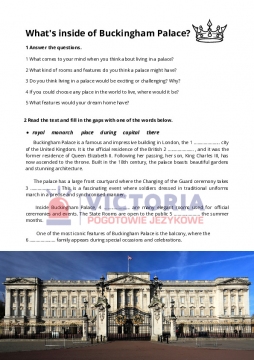 Time to Talk # 8 What's inside of Buckingham Palace?