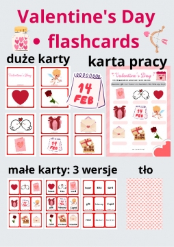 Valentine’s Day – flashcards